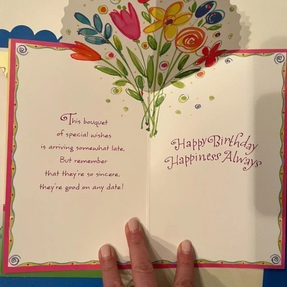 Birthday Cards -Lot of 2 – Belated Birthday from All of Us (bday)‎